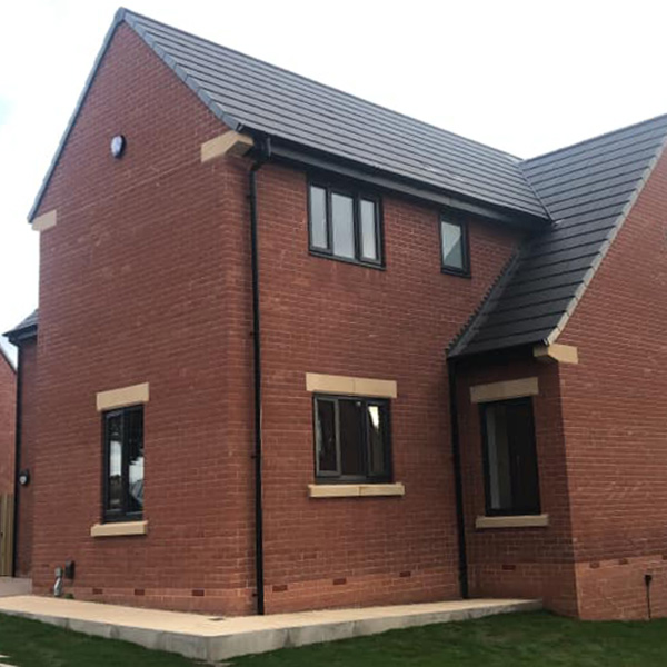Newly built house