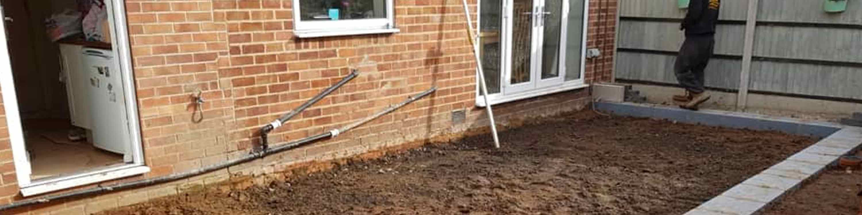Rear house extension
