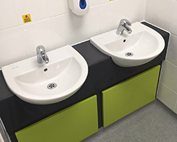 New toilet sink units