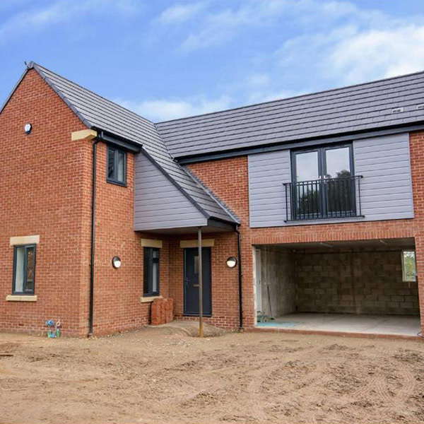 New build house almost complete