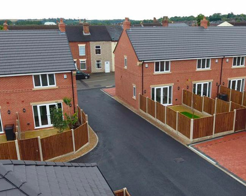 Newly built homes