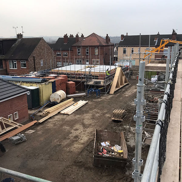 New housing development under construction