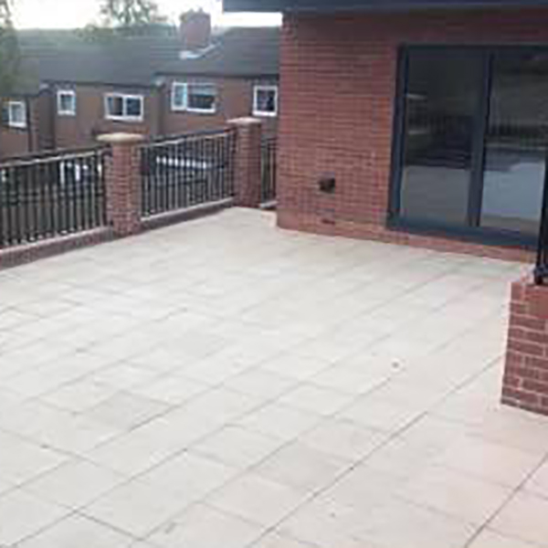 Rooftop Patio of a new house