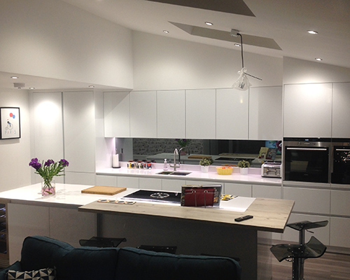 Newly installed kitchen